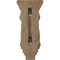 Ekena Millwork 4 1/2"W x 5"D x 10"H Medium Traditional Wood Corbel, Mahogany CORW05X05X10TRGM - alternate 3